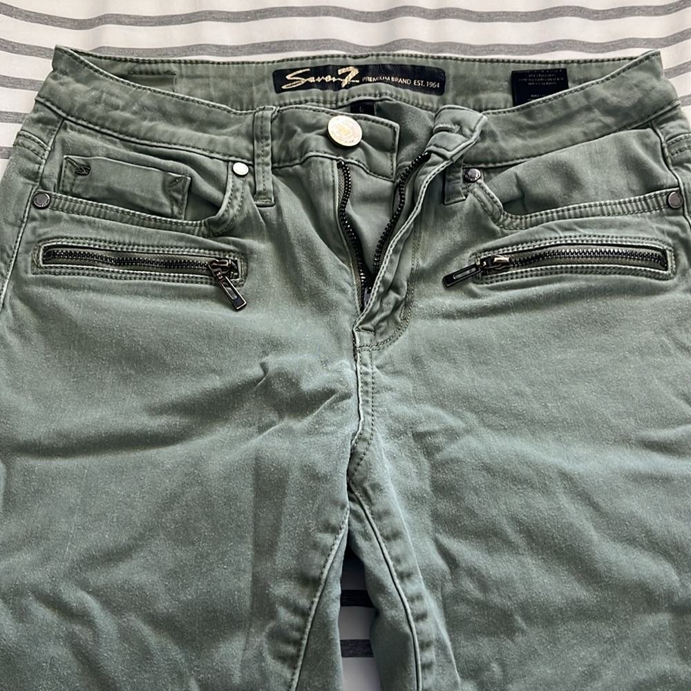 Seven7 Green Jeans